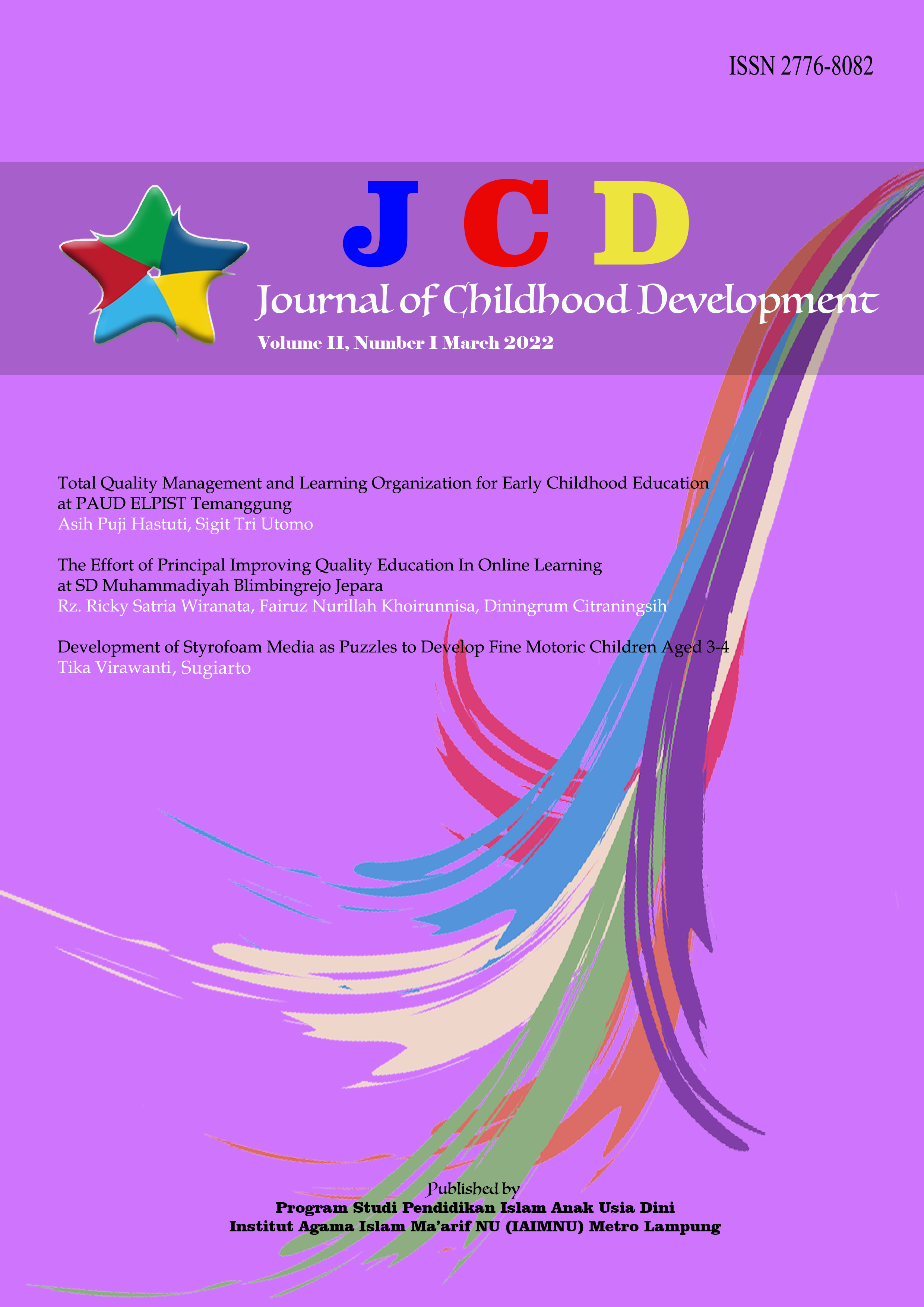 					View Vol. 2 No. 1 (2022): Journal of Childhood Development
				